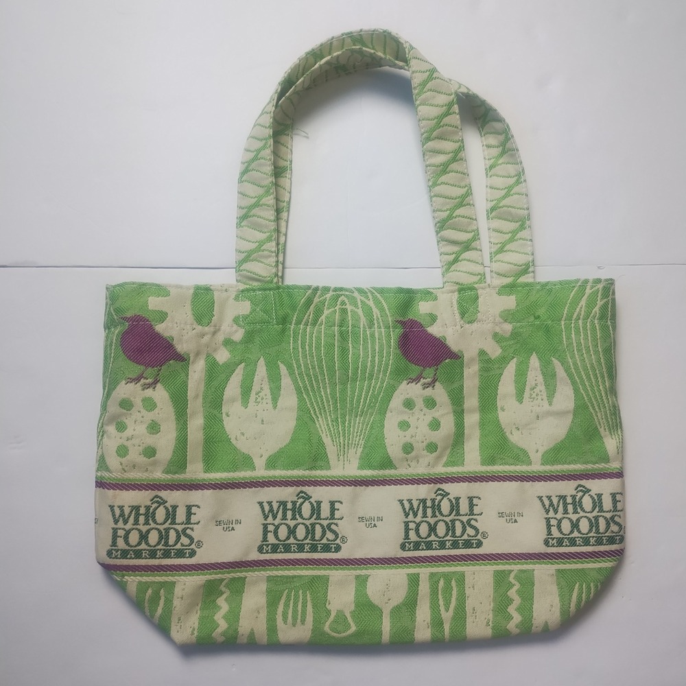 Whole Foods Market Tapestry Tote Bag Made in USA Bags by MAD - Picture 3 of 9